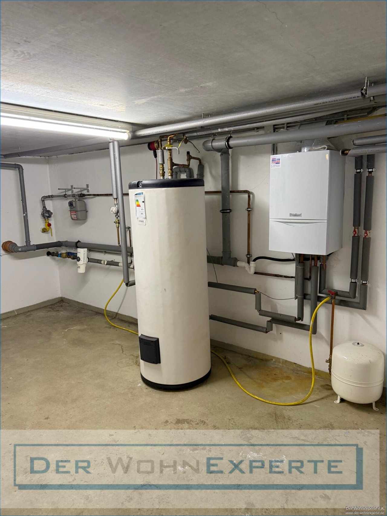 Technikraum mit Gadheizung