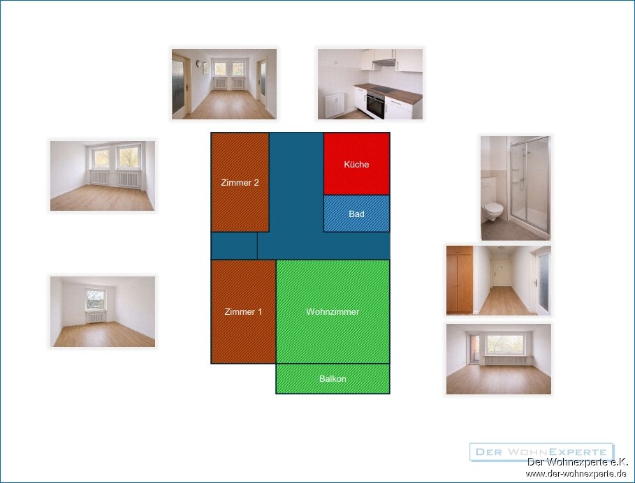 3-Zimmer-Wohnung im Zentrum Flensburgs