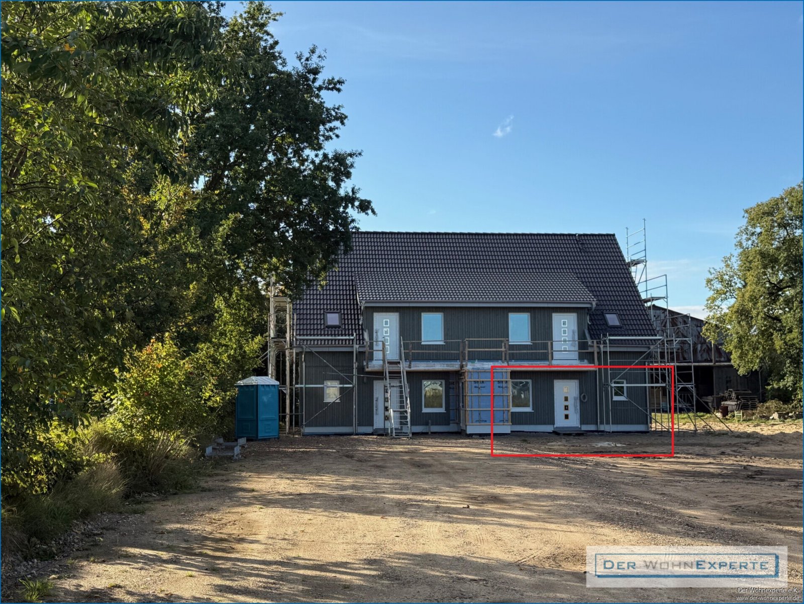 65qm 2,5 Zimmer Neubauwohnung mit Terrasse und Stellplatz