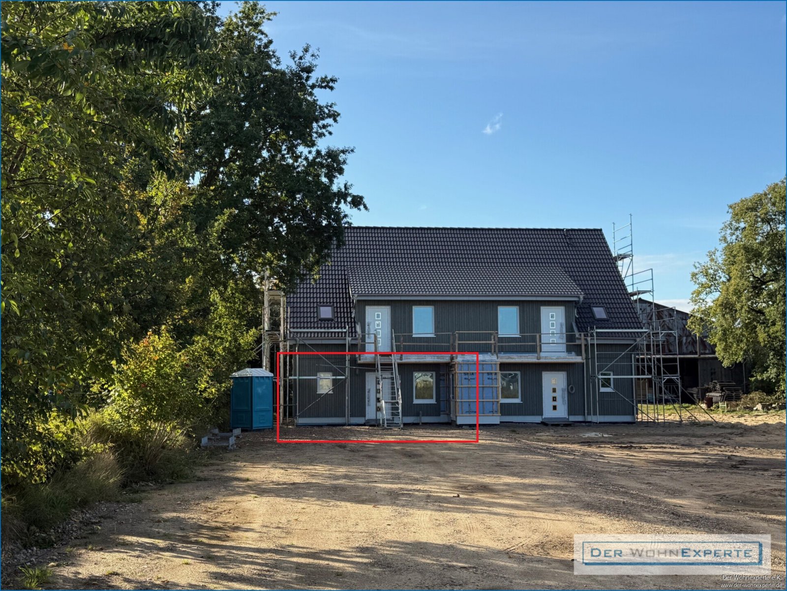 Meyn: 65qm 2,5 Zimmer Neubauwohnung mit Terrasse, 2 Stellplätzen und Abstellraum 