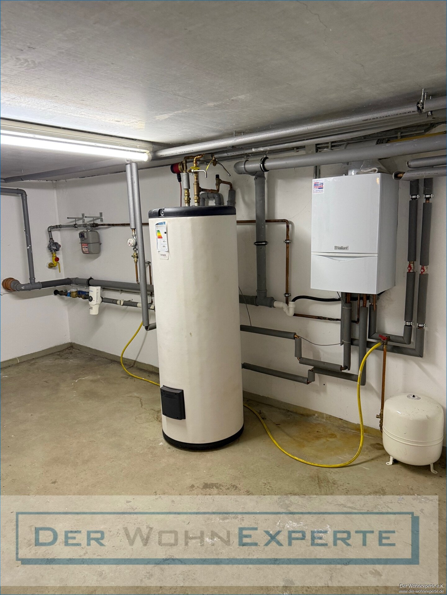 Technikraum mit Gadheizung