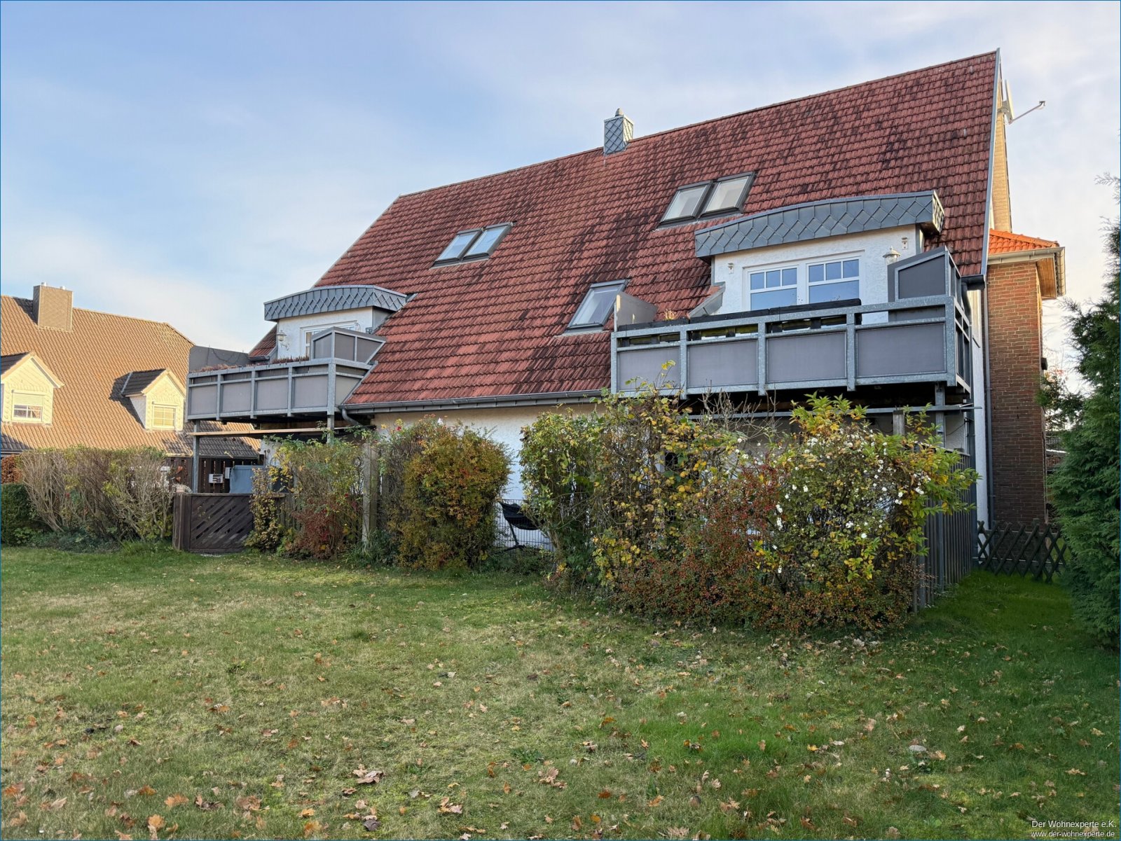 Balkon mit Garten
